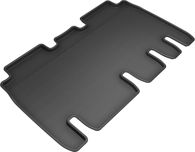 Tesla Model X Floor Mats - Rear - 3D MAXpider - Kagu - Black - `16-`20 Tesla Model X Floor Mats - Rear - 3D MAXpider - Kagu - Black - `16-`20